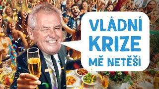 Zeman káže o krizích Jurečka si vyhrnuje rukávy Andrej srká kapučínko [upl. by Hagood848]