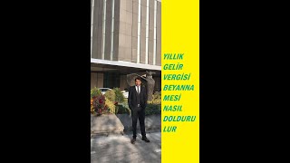 YILLIK GELİR VERGİSİ NEDİR I BEYANNAME NASIL GÖNDERİLİR [upl. by Hameean]