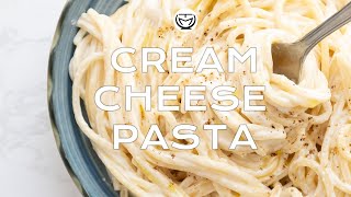 10Minute Cream Cheese Pasta [upl. by Htomit]