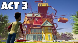 Hello neighbor act 3 walkthrough [upl. by Nednarb764]