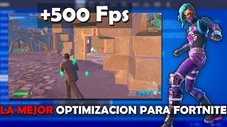 La MEJOR OPTIMIZACION para FORTNITE Nueva Temporada 🚀 Aumenta fps y elimina delay [upl. by Pedaiah]