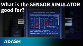 Sensor Simulator  Inspects your vibration measurement [upl. by Raney917]