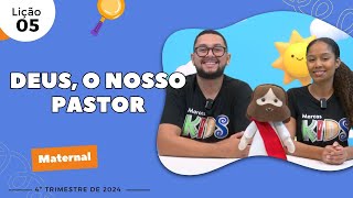 DEUS O NOSSO PASTOR  História BíblicaInfantil [upl. by Ycrep]