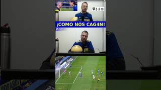 Hincha de Boca RE CALIENTE por GOL ANULADO a CAVANI vs talleresonline [upl. by Einnij284]