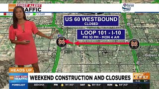 Weekend construction closures to know in metro Phoenix [upl. by Estrellita79]