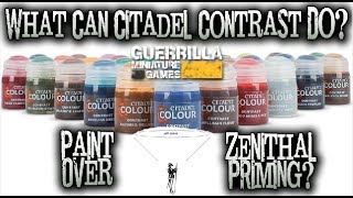 What Can Citadel Contrast DO  Paint over Zenithal Primer [upl. by Schilt]