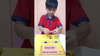 🪔🪔Navratri craft activity 🪔🪔 UKG Class 🙏🙏🙏202425🪔🪔 [upl. by Elias]