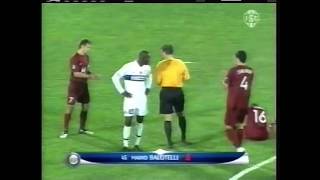 Balotelli red card vs Ruben Kazan [upl. by Bevan]