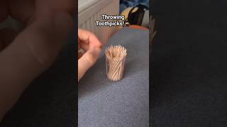 Throwing a toothpick viralvideo [upl. by Novart]