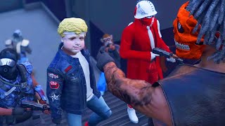 GTA 5 THE PURGE MOVIE [upl. by Lyrret745]