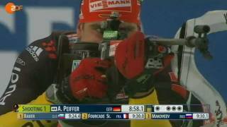 Biathlet Arnd Peiffer WMVersprechen gehalten [upl. by Annauqal394]