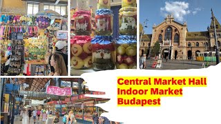 Central Market hall Budapest  Indoor market [upl. by Attennaj]