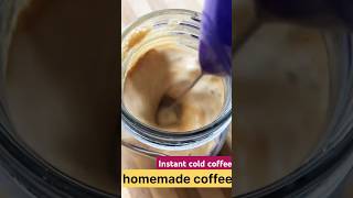 instant cold coffee recipe shorts coldcoffee coffee trending [upl. by Adon92]