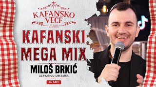 MILOS BRKIC  KAFANSKI MEGA MIX 42MIN  UZIVO  ORK ACE STOJNEVA  2024  KAFANSKO VECE [upl. by Nive]