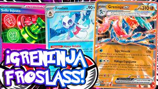 GRENINJA EX con FROSLASS generan mucho daño Haz SNIPE a la banca pokmontcg pokemontcg [upl. by Namurt]