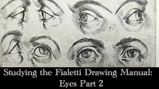 Studying the Fialetti Drawing Manual Eyes Pt 2 TimeLapse [upl. by Nylorahs36]