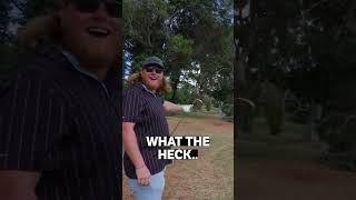 Massive Tree Branch Falls During Golf Shot 😂 [upl. by Yentruocal476]