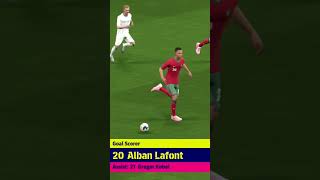 Alban lafont goal 👌 subscribe efootball pleaselike ytshort shortsvideo trending [upl. by Esirehc]