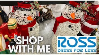 New✨Shop with me  Ross Dress For Less  new finds shopping rossdressforless christmas [upl. by Maryjane]