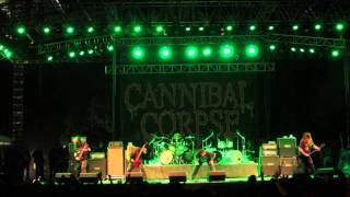 Cannibal Corpse Stripped Raped Strangled Live at Cultfest Bangalore15 High Quality [upl. by Salvay910]