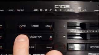 SAE C102 Cassette Deck Overview amp Demonstration [upl. by Selokcin379]