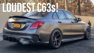 STRAIGHT PIPED the Mercedes AMG C63s [upl. by Glassman100]