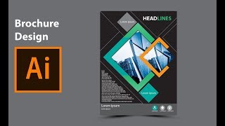 Modern brochure design in adobe illustrator [upl. by Noll]