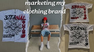 Marketing my clothing brand FIRST PreMade drop [upl. by Uhayile535]