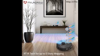 MultiLevel Mapping with iMap 23 Black Pro Robot Vacuum Cleaner [upl. by Gareri]