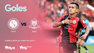 Cúcuta Deportivo vs Tigres FC goles  Torneo BetPlay Dimayor 2023  Fecha 3 [upl. by Lanti]