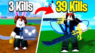 If I get a Kill I UPGRADE My build in Blox Fruits [upl. by Llenad]