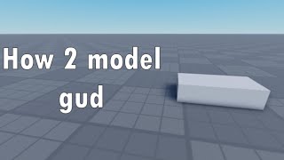 Roblox Studio modelling tips [upl. by Phira399]