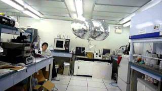 Indoor Blimp with Ionic Propulsion with VisionBased Navigation System Payload [upl. by Nymsaj]