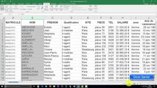 Comment sélectionner une colonne entière sur excel [upl. by Nimra]