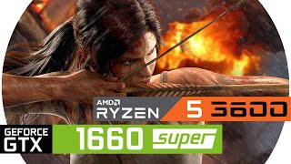 ✅ RYZEN 5 3600 MAIS GTX 1660 SUPER 6GB NO TOMB RAIDER GOTY 2013 BENCHMARK [upl. by Borchert]