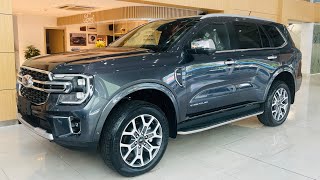 2024 Ford Everest Titanium 20L BiTurbo 4WD 10 AT  Interior and Exterior  Grey Color [upl. by Kandace]