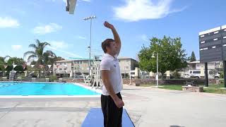 How to front 15 tuck 103c Springboard Diving Strategies Tips Tutorial [upl. by Odnamla143]