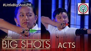 Little Big Shots Philippines Basti and Kat  Junior Archers [upl. by Dorisa]