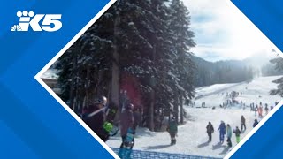 Stevens Pass opens to skiers snowboarders for winter season [upl. by Itida]