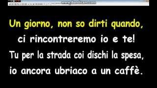 I love you  LyricsKaraoke Cesare Cremonini [upl. by Volnay]