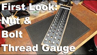 Unboxing amp First Look Nut and Bolt Thread Gauge [upl. by Ained801]