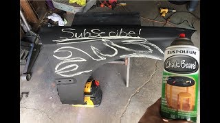 How to chalk board paint using Rustoleum  DIY Painting [upl. by Elsey]