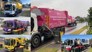 Blacktown Garbage Trucks  Omega Compilation  602 606 SL01398 SL01395 617 645 SL01390 SL01392 [upl. by Ilat]