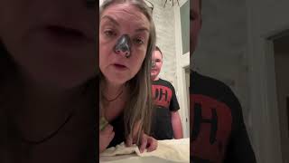 Acne Mask with My Autistic Son autistic acne autismfamily [upl. by Hollenbeck]