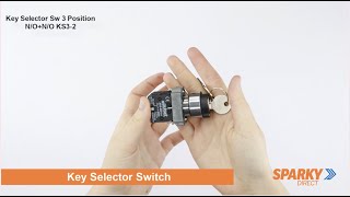 Key Selector Sw 3 Position NONO  KS32 [upl. by Nnayt]