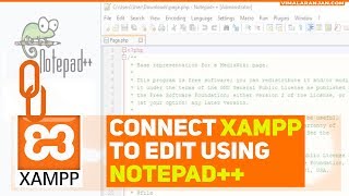 Connect XAMPP to edit using Notepad XAMPP NppFTP connect [upl. by Eltsirc]