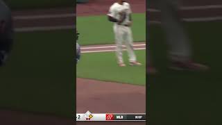 Dillon Dingler gets his first homerun a 406 foot drive [upl. by Marih433]