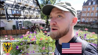 American visits Esslingen Germany Beautiful BadenWürttemberg Germany walking tour [upl. by Orv]