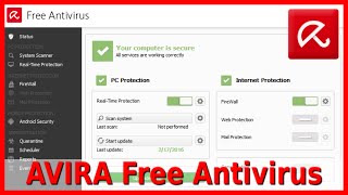 AVIRA Free Antivirus setup and scan [upl. by Lael]