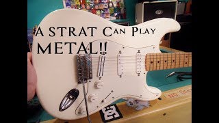 Fender STRAT CAN DO METAL HOLY DM Stratocaster [upl. by Sibley]